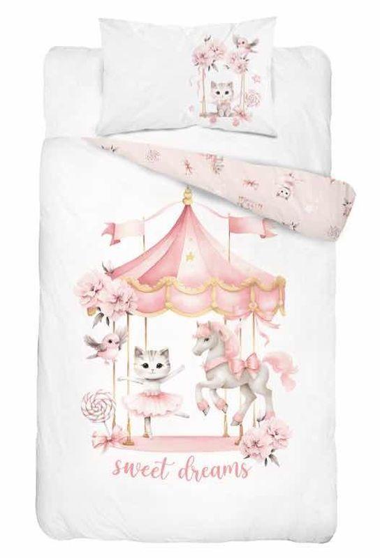 Obliečky do postieľky Kolotoč 100/135, 40/60