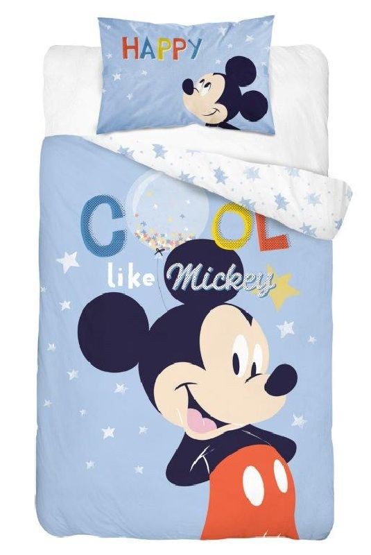 Obliečky do postieľky Mickey Cool blue