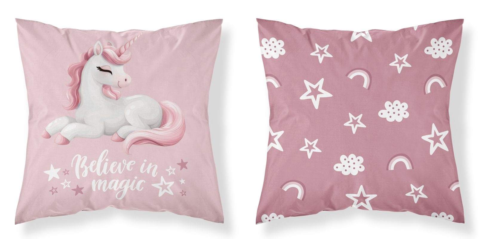 Obliečka na vankúšik Jednorožec Believe 40/40