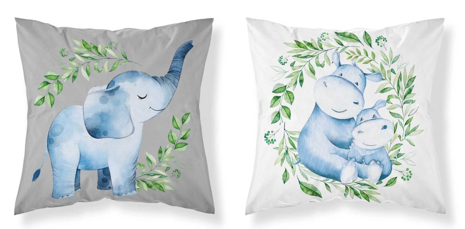 Obliečka na vankúšik Slon sivá 40/40