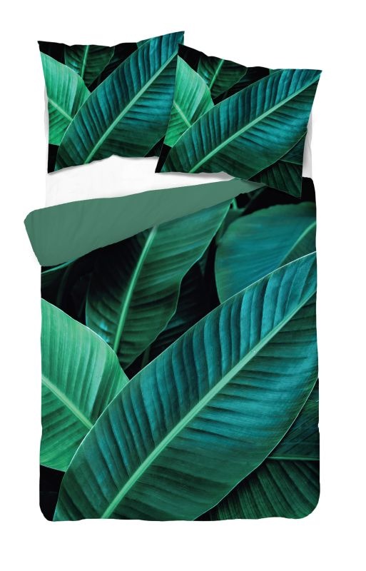 Francúzske obliečky 3D Banánové listy micro 220/200, 2x70/80