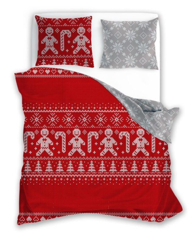 Francúzske Vianočné obliečky Scandic 065 Perníček 220/200, 2x70/80