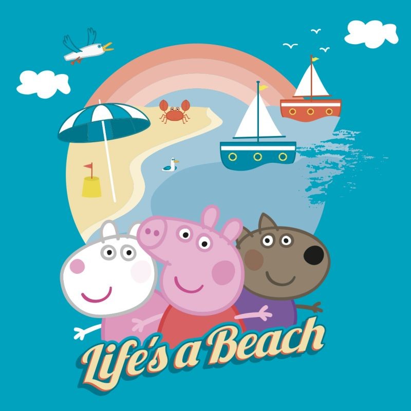 Magický uteráčik Peppa Pig pláž 30/30
