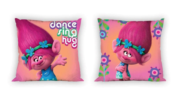 Obliečka na vankúšik Trollové Poppy micro 40/40