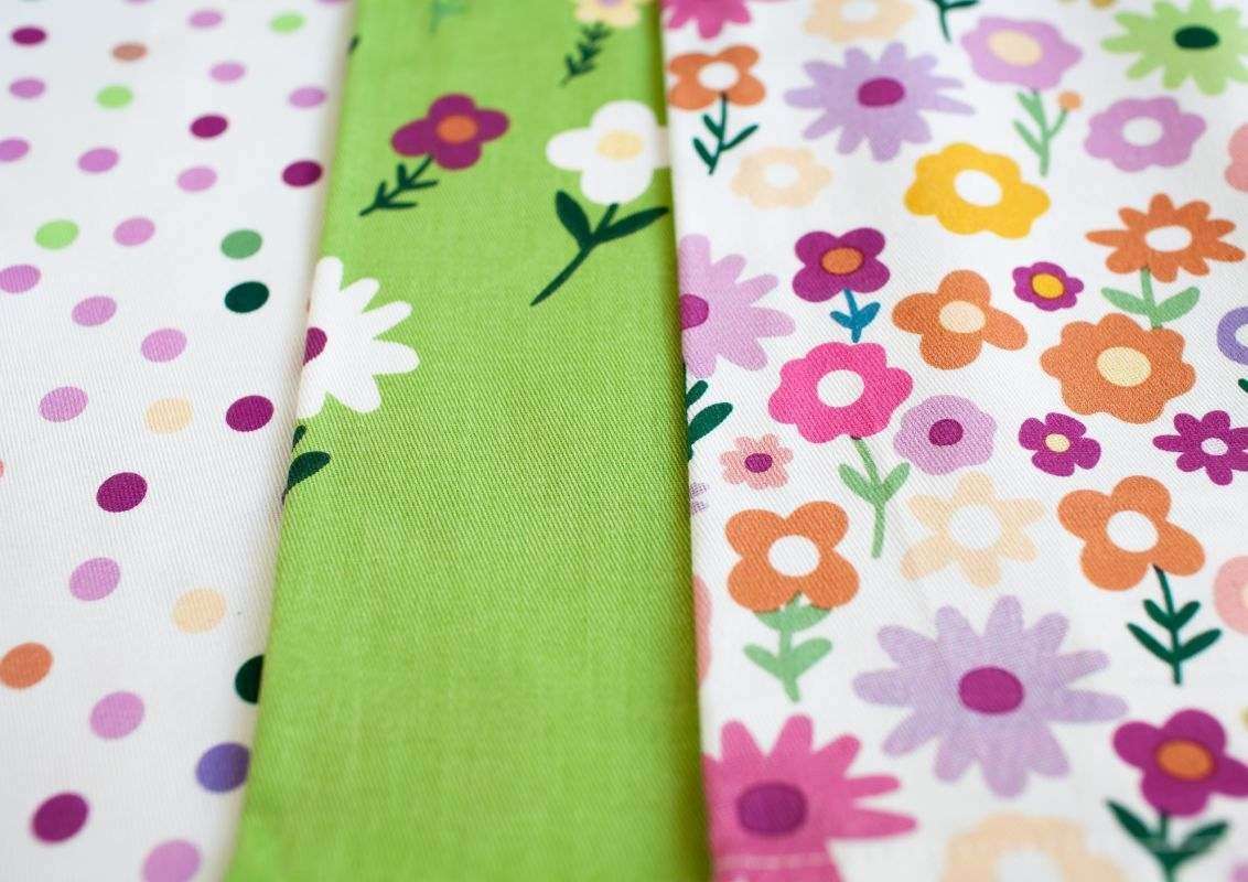 Kuchynské utierky Kuke s potlačou sada 3 ks Kvety 40/60