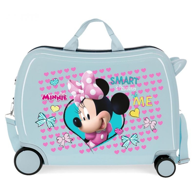 Detský kufrík Minnie Enjoy Blue MAXI
