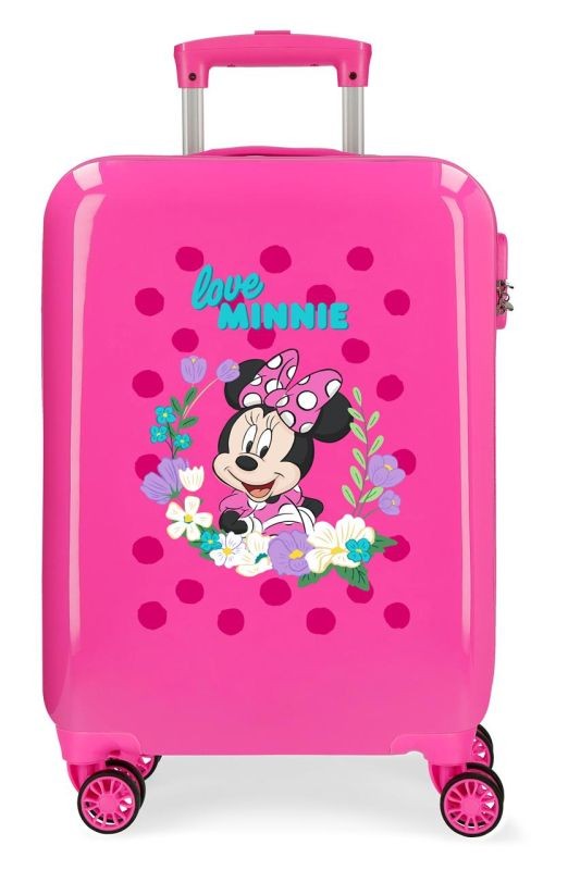 ABS Cestovný kufor Minnie Golden Days Pink 55 cm