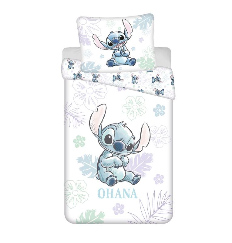 Obliečky Lilo and Stitch Ohana White 140/200, 70/90