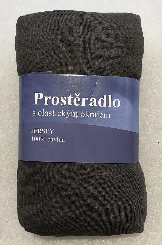Plachta Jersey Tmavo šedá 90/200