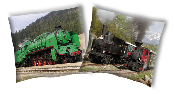 Obliečka na vankúšik Parná lokomotíva 1 