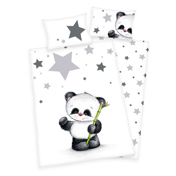 Obliečky do postieľky Panda 100/135 cm