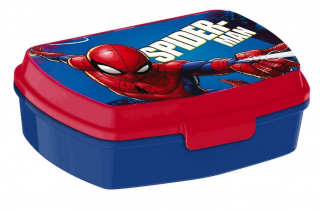 Box na desiatu Spiderman blue