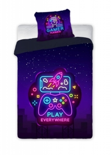 Obliečky Gamer Neon