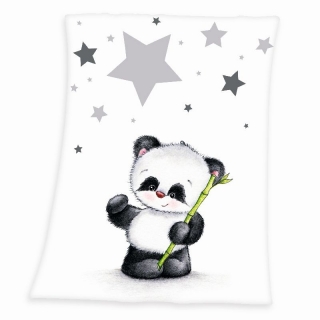 Plyšová fleece deka Panda