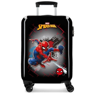ABS Cestovný kufor Spiderman black 55 cm