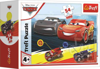 Puzzle Cars Blesk McQueen a Jackson Storm 54 dielikov
