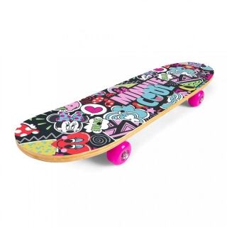 Skateboard drevený Minnie