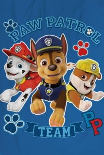 Fleece deka Paw Patrol team PP