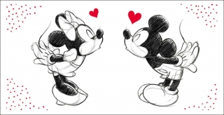 Osuška Mickey a Minnie in love 2