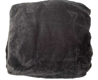 Mikroplyšová plachta tmavo sivá 180/200
